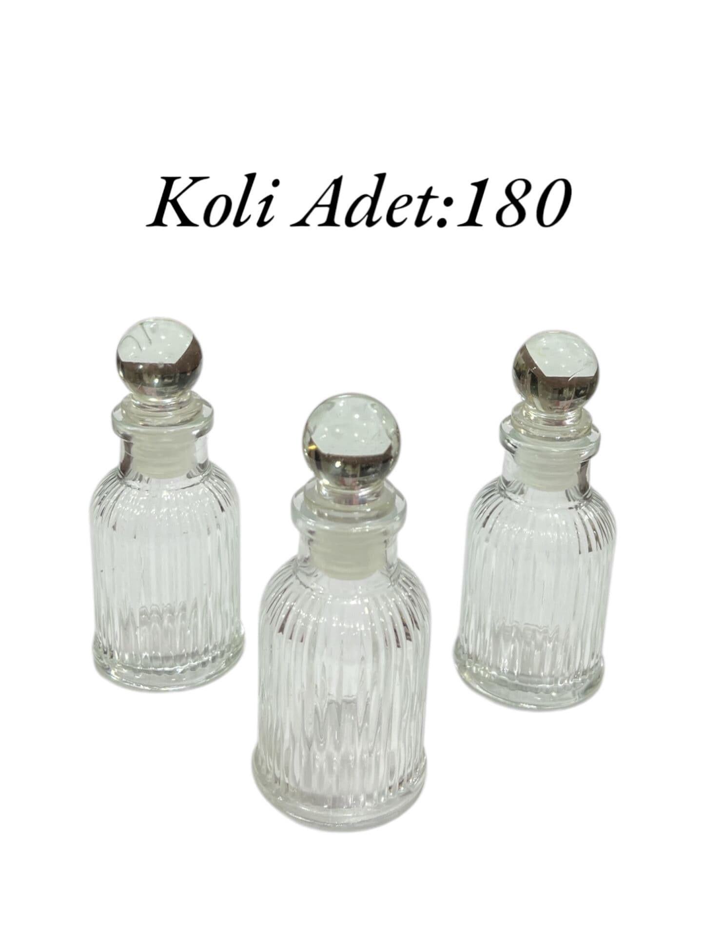 Cam Top Başlıklı Şişe 50ml
