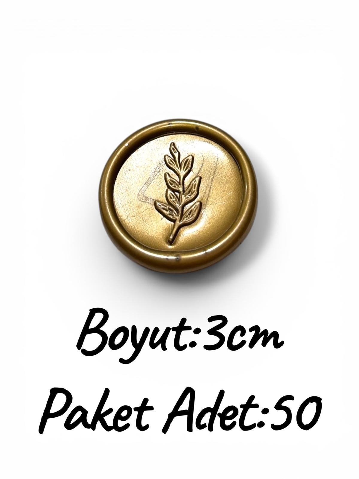 Mühür 3cm (Altın-Gümüş)