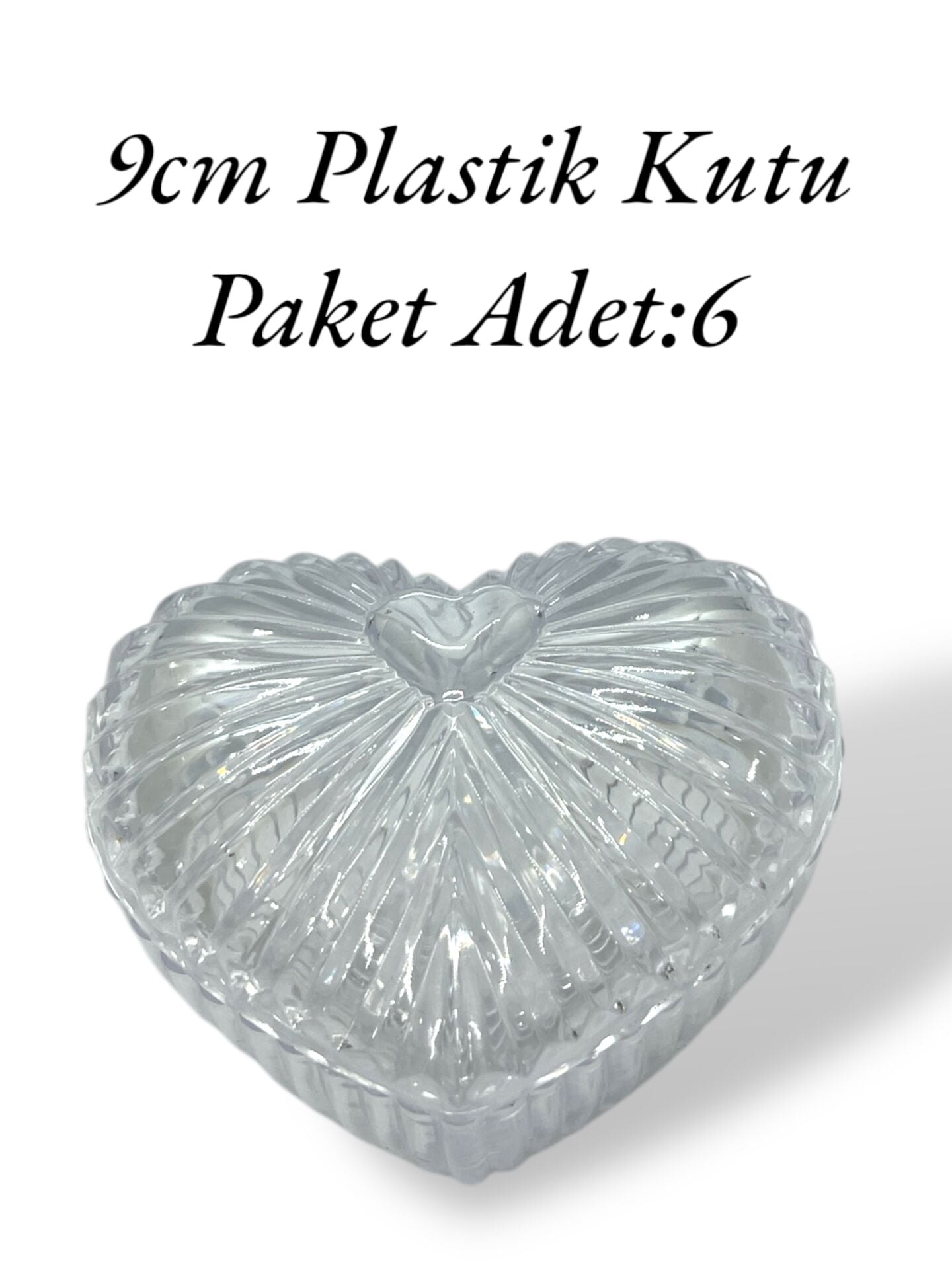 Plastik Kalp Kutu